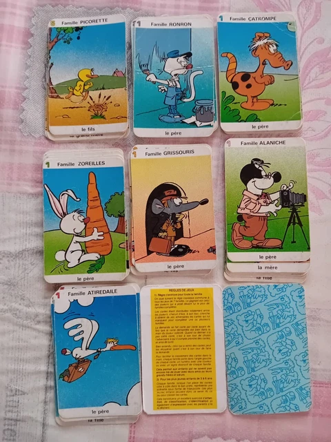 Jeu De Cartes Des 7 Familles Ancien - Thème Des Métiers - Occasion - En Carton