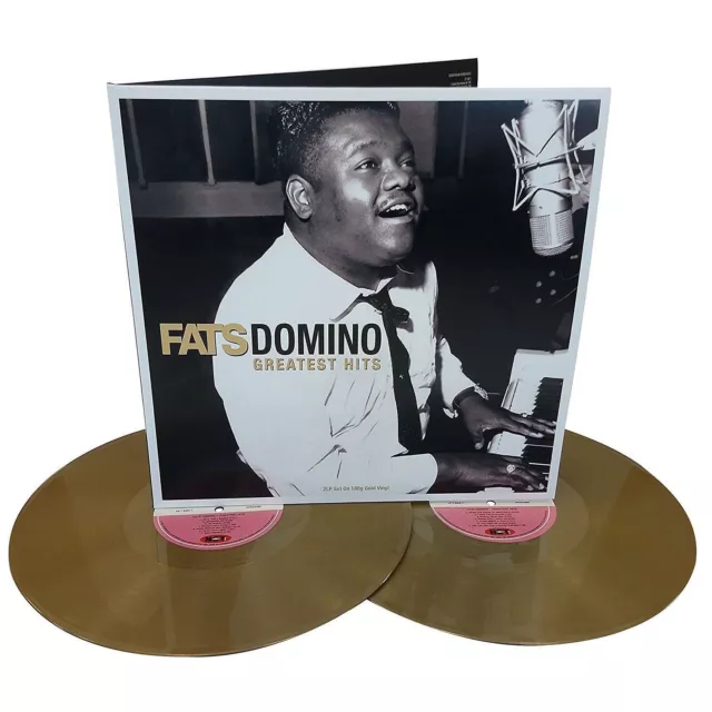 Fats Domino Greatest Hits 180G 2 LP Gold Vinyl Record