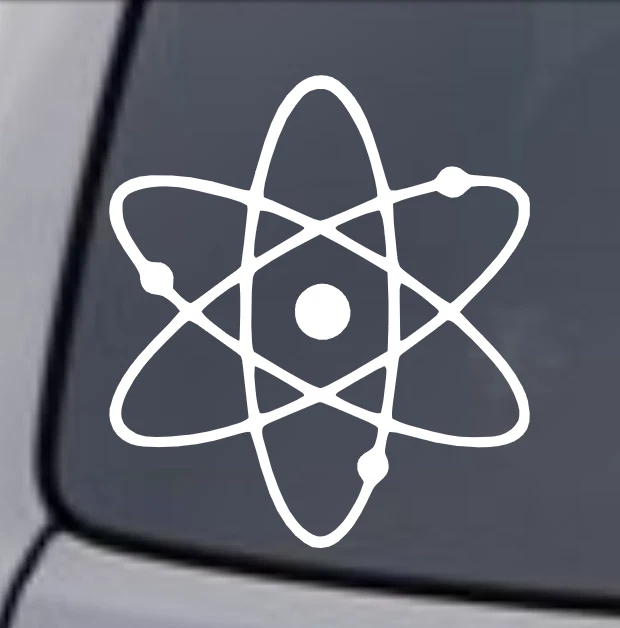 ATOMIC SYMBOL VINYL Decal Sticker Car Window Wall Bumper Laptop Macbook