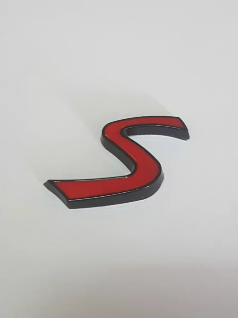 LETTER S FOR Mini Cooper R50 R52 R53 Coopers Emblem Logo Tailgate Trunk ...
