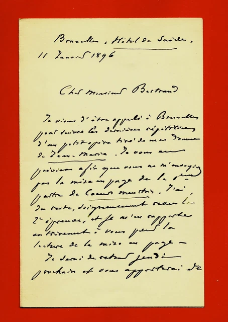 Autographe André Bellessort - Poète Académicien - Lettre Signée 1916 - Laval