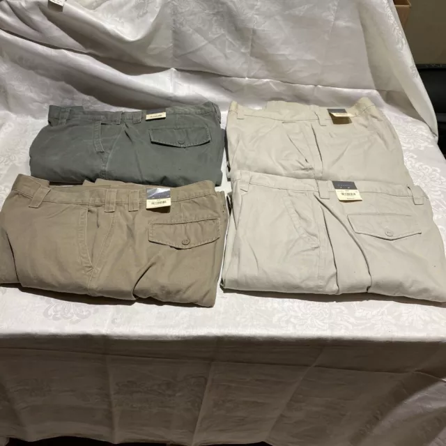 Lot Of 4 Vintage St. Johns Bay Cargo Pants Mens 40X29