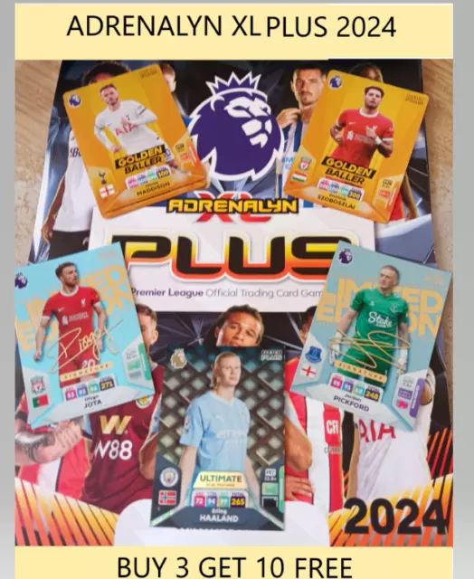 PANINI ADRENALYN XL plus Premier League 2024 CARDS 10 = 189 1.25