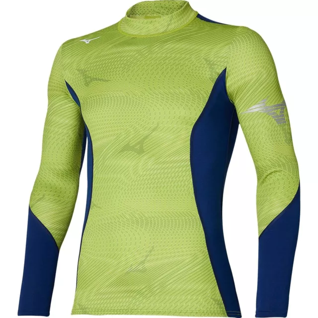 Mizuno Mens Virtual Body G3 Mock Neck Long Sleeve Running Top