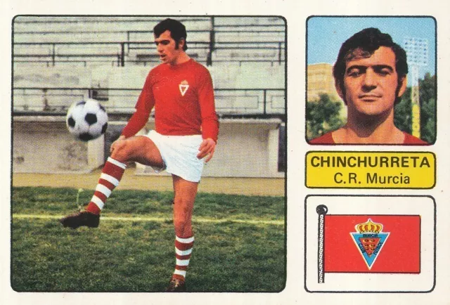 Esteban Chinchurreta # Cr.murcia Cromo Card Campeonato De Liga 1973-74 Fher