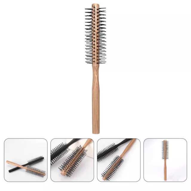 Mini Peigne À Friser Laine De Nylon Voyage Brosse Ronde Sèche-cheveux