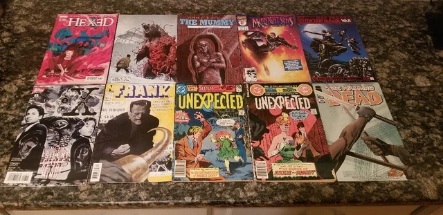 Lot Of 10 Vintage Horror Comics Dc Marvel Key Issues - Bronze Age And Up