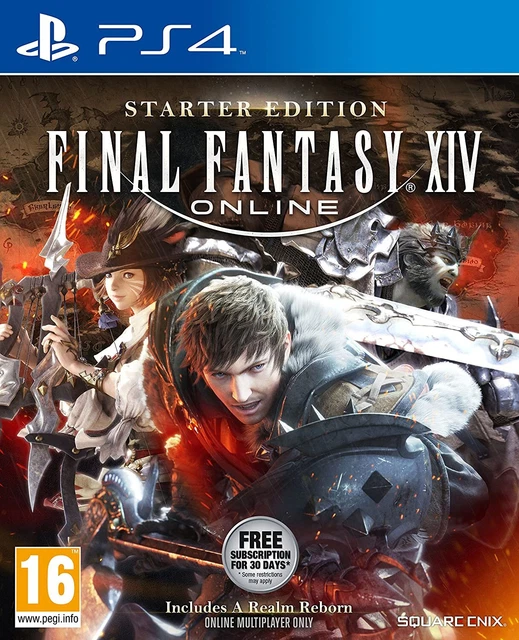 JEU FINAL FANTASY XIV FF 14 / A Realm Reborn / PS4 Starter Edition