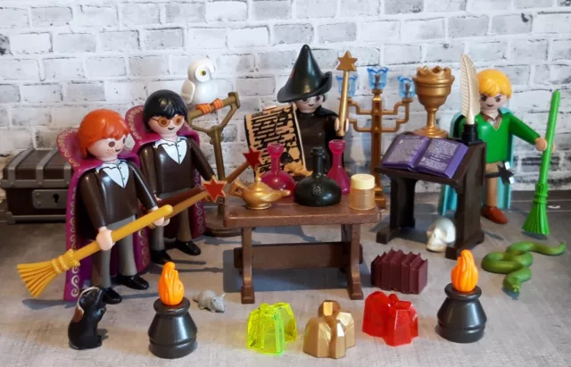 PLAYMOBIL HARRY POTTER Ron Draco Minerva Figurine Hogwarts Potions Baguette  EUR 35,99 - PicClick FR