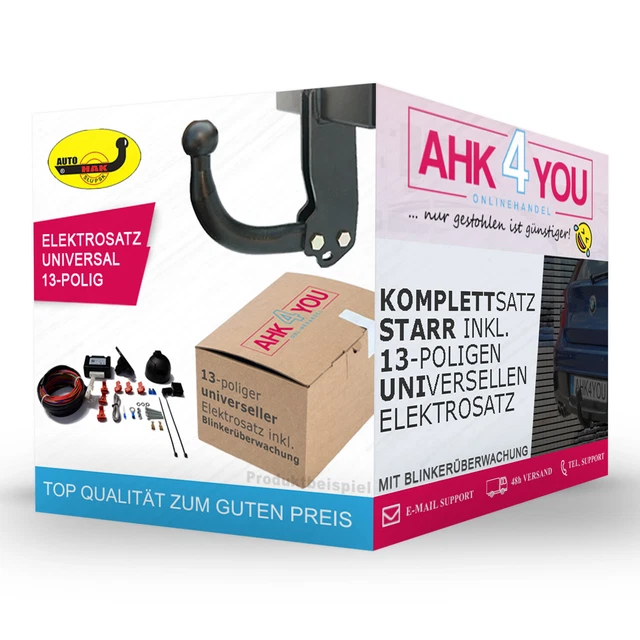 AUTOHAK AHK für Renault Scenic 09-16 starr + 13-pol ES ABE