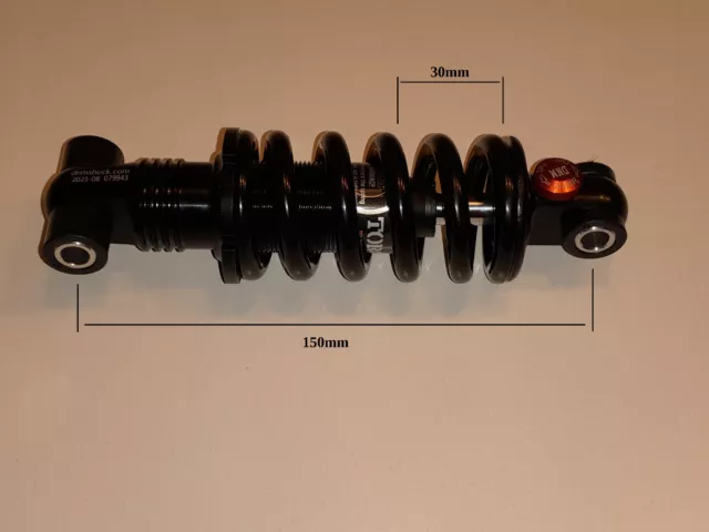 DNM DV-22AR Federbein 150mm / 550LBS/INCH,  100kg/cm mit einstellbarer Zugstufe