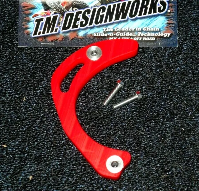 Honda Trx450R Trx 450R Engine Chain Guide Case Saver, Guide 04-05 Tm Design, Red