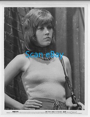 *Jane Fonda Klute A.J Pakula Photo originale argentique 