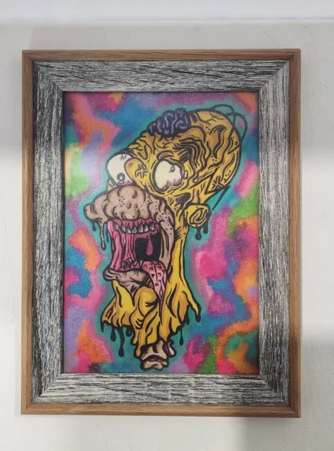 Zombie Homer Simpson Painting