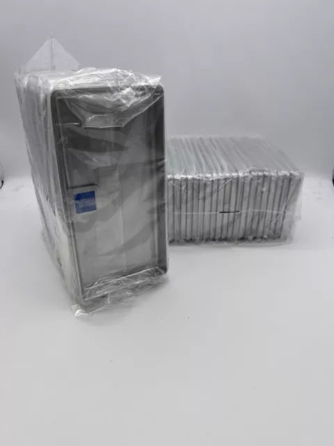 Set of 25 Brand New American Express Silver Tip Trays Check Presenters Slick