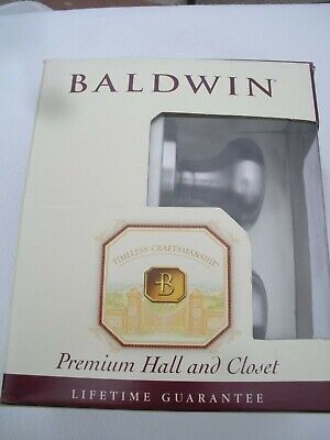 Baldwin NEW 95405.150.PASS Solid Brass Door Classic Knob, Satin Nickel