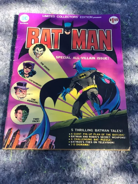 1975 DC Comics Limited Collectors Edition Batman Special Villain Issue *RARE*