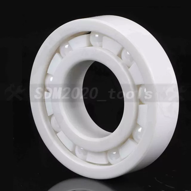 1 pieza rodamiento de bolas de cerámica R6 completo ZrO2 óxido de circonio 3/8""x7/8""x7/32""