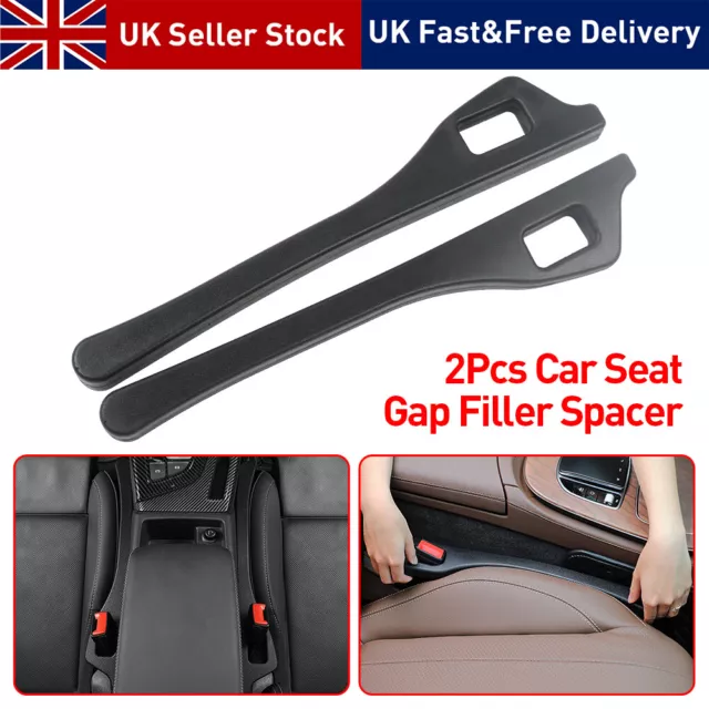 2Pcs Car Seat Gap Filler Spacer Auto PU Universal Soft Holster