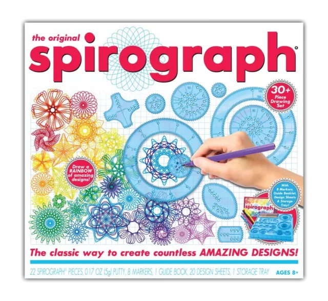 Spirograph Kit W/markers- Mr015080 from Tates Toyworld