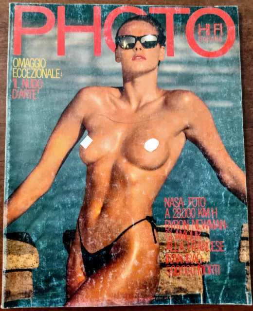 Rivista Photo Hifi Italiana 1984 Byron Newman Glamour Guerra in Normandia Report