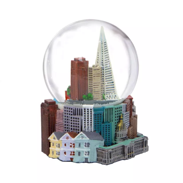 San Francisco Snow Globe 3.5 Inches Golden Gate Bridge and Skyline 2