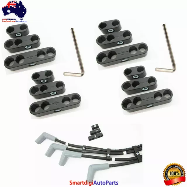 12 PCS Spark Plug Ignition Lead Wire Separators Holder for 7 8 9mm Ignition Wire