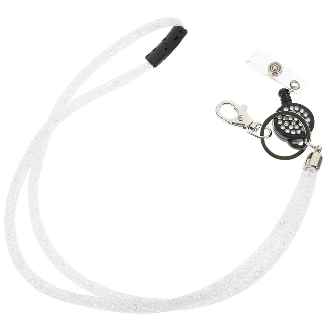 Lanyard Fishnets Rhinestones Rhinestone Fishnets Easy Buckle