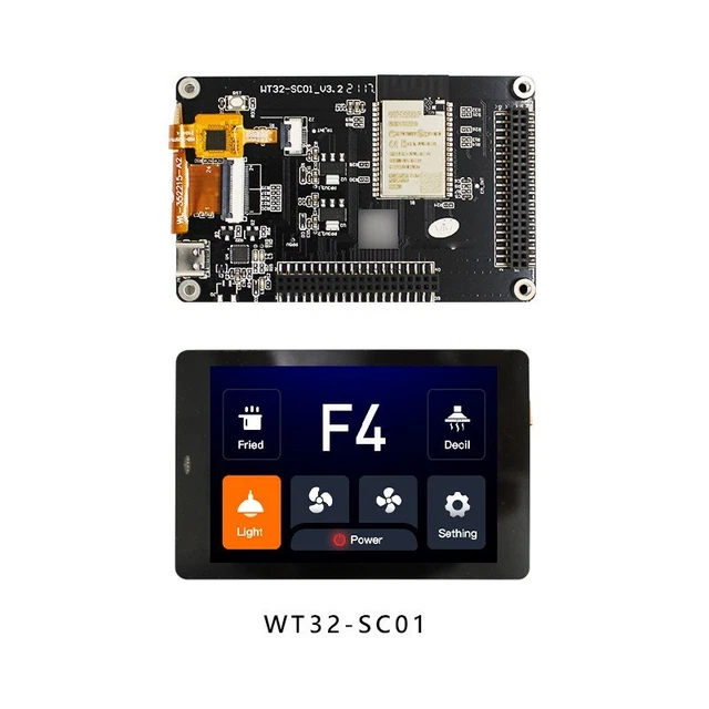Serial Touchscreen Display FOR ESP32-S3 READY Serial Touch Screen SC01PLUS 3.5 Inch Black Display ...