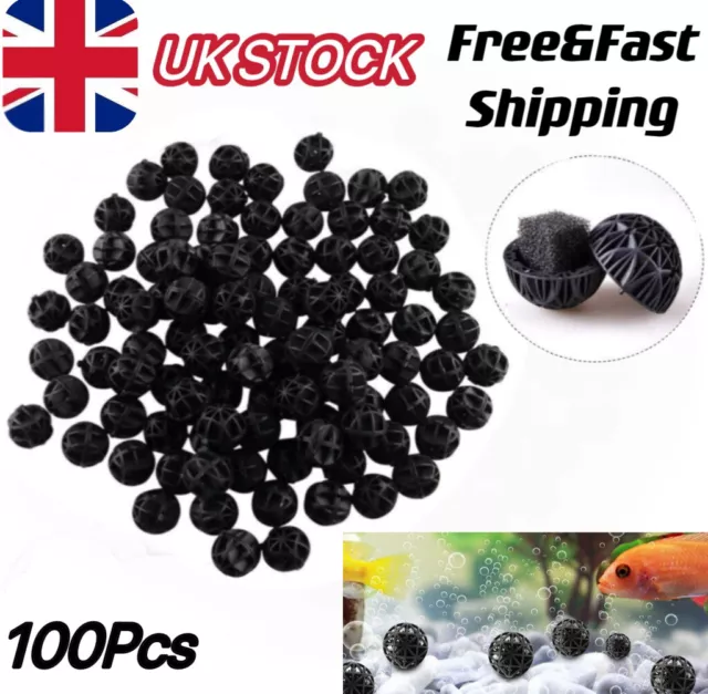 16mm Bio Balls Fish Tank Filter Ball Aquarium Fish Supplies Plastic Bio Media UK