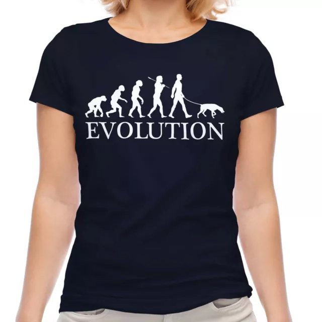 German Pinscher Evolution Of Man Ladies T-Shirt Tee Top Dog Lover Gift Walker