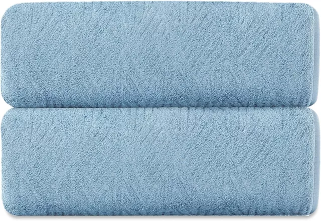 Tigona 2 Piece Hand Towels Portable Ultra Microfiber Soft Bath Towel Sets 15"x31