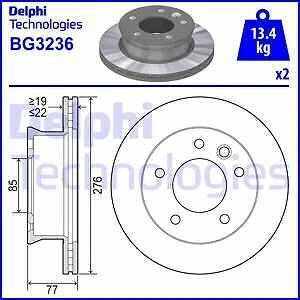 Front Brake Discs Mercedes Sprinter (901-902) 208-210-211-212-213 CDI