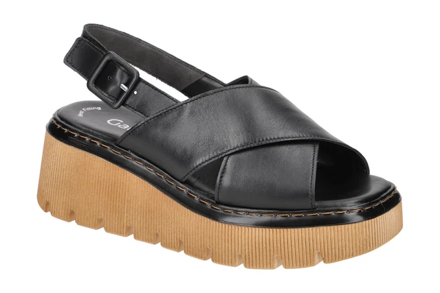 Sandali da donna Gabor 84.711 - sandali con cinturino nero tempo libero NUOVI