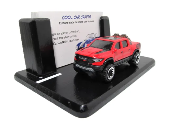 2023 RAM 1500 Business Card Holder 1500 red 4WD pickup truck Mopar Fan / Sales