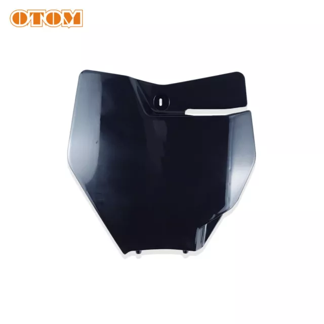 Motorcycle Black Front Number Plate Fender Fairing Cover For KTM SX SXF XCF XCW