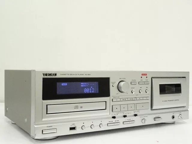 TEAC cassette deck CD player AD-850-SE USB Memory Recording & Playing Dubbing