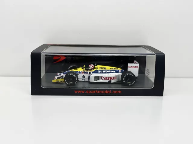 1:43 - Spark - S7480 Williams FW11 Winner Brazil GP 1986  //  5 B 956