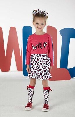 A Dee Wild Print Skirt and top set 4 Years