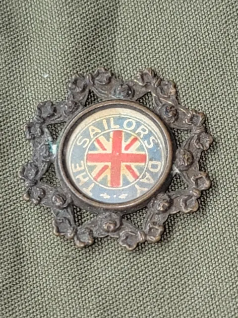 WWI British Sailors Day Pin SEE DESC