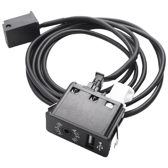 Auto Aux Usb Port 12 pin interfaccia Bluetooth interruttore pannello musica adatta