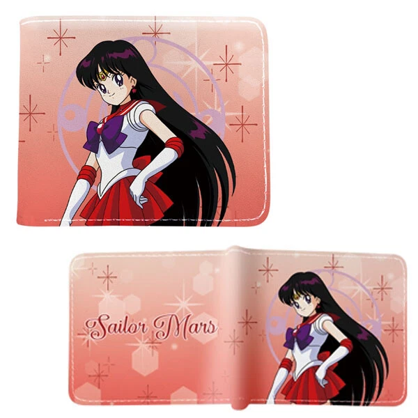 SAILOR MARS STYLE A Sailor Moon 4 in. Bi Fold Wallet (Rei Hino Credit Card)