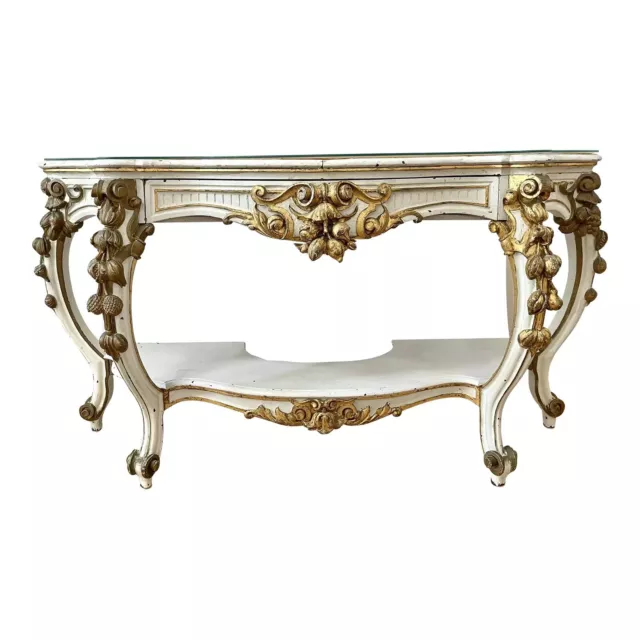 19th Century Antique French Large Scale Console Table