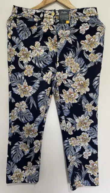 Millers Size 10 Women’s Straight Ankle Length Pants Multicoloured Floral Summer