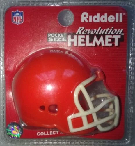 Cleveland Browns Cream F/M Nfl Riddell Revolution Mini Pocket Pro Helmet Rare