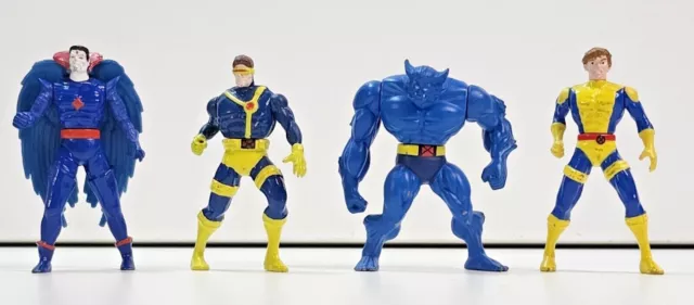 Toy Biz 1994 X-Men Steel Mutants Mr. Sinister Beast Cyclops Evil Morph Die-Cast