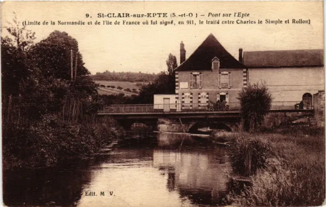 CPA St-CLAIR-sur-EPTE - Pont sur l'epte (380774)