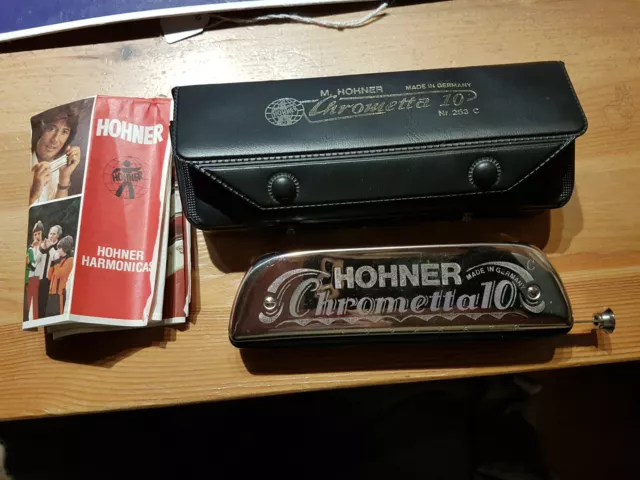 Harmonica Hohner Chrometta 10 Nr 253 C