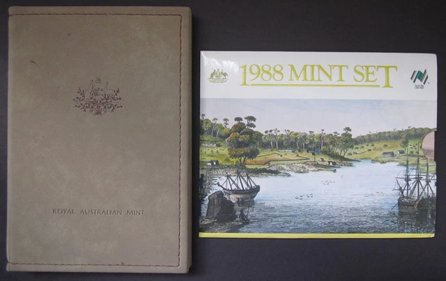 1988 australia mint set ( 2 sets )