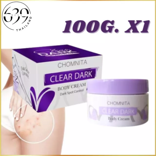 Whitening Cream Clear Dark Skin Bottom  Reduce Acne Stretch Marks black 100G. X1